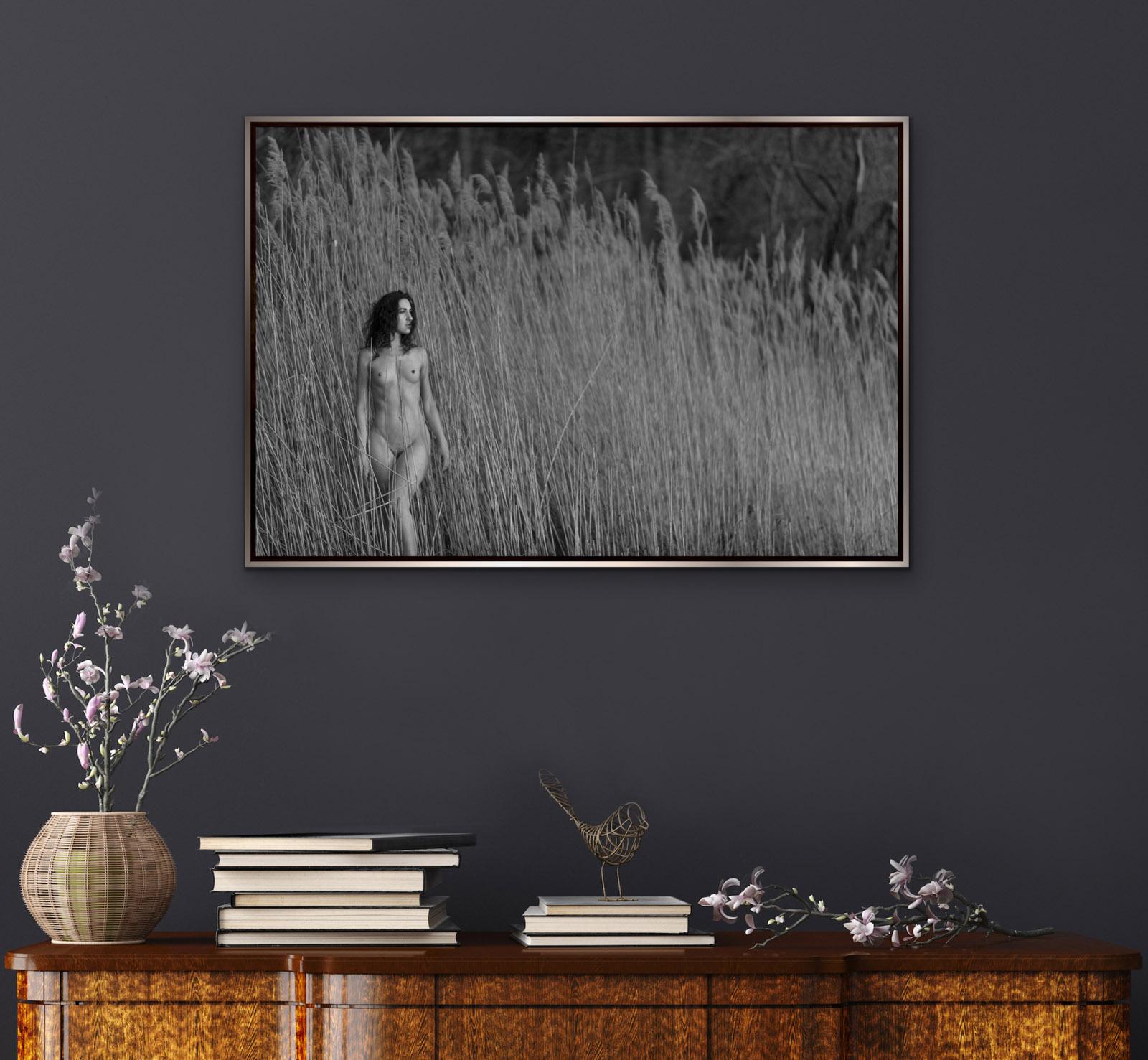 Woman in Reeds - Contemporary Photograph by John Mazlish