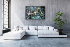 "Mermaid"- Colorful Figurative Photo, Shot in a Cenote in Tulum, Mexico