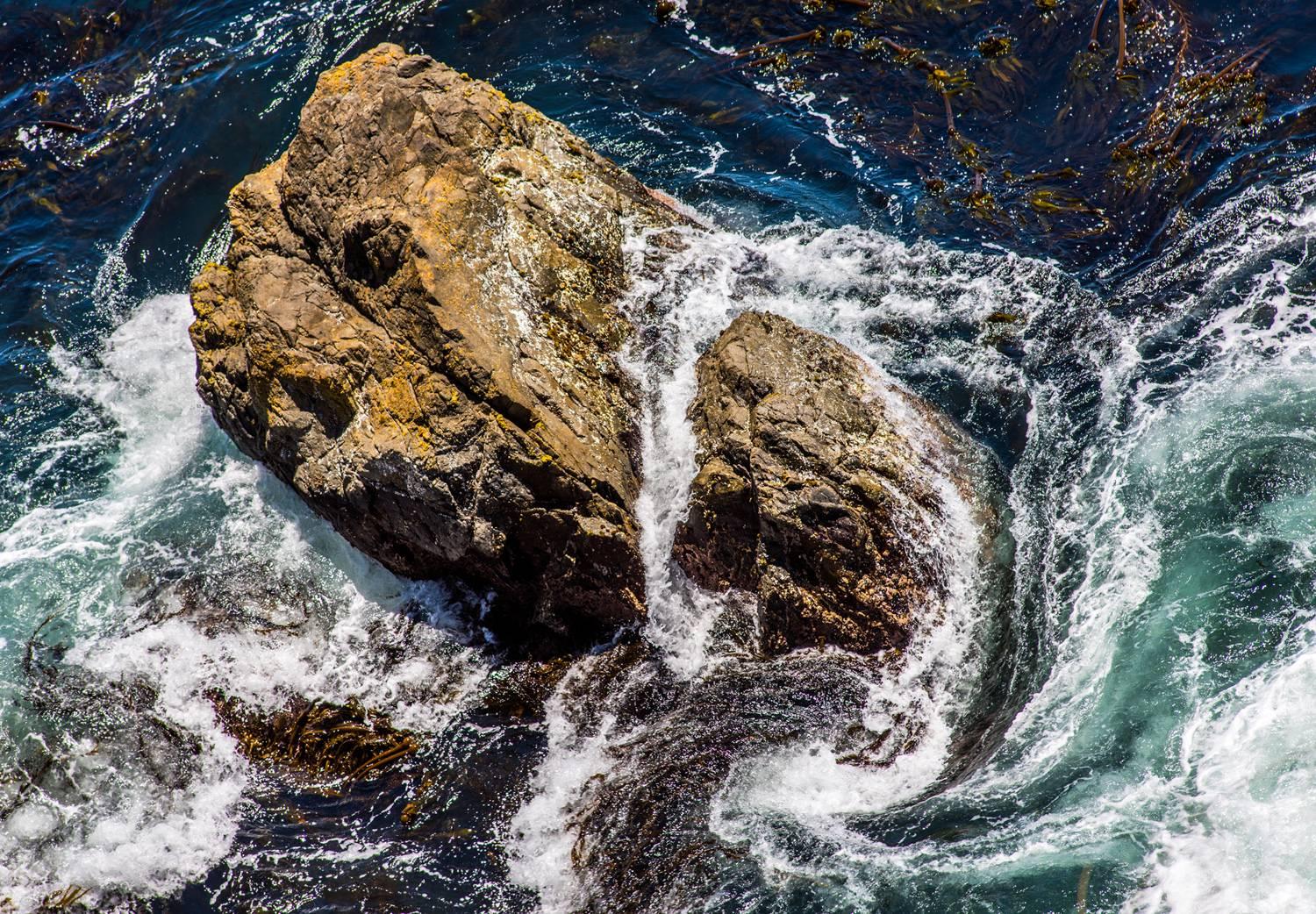 John Mazlish Color Photograph - Swirling Ocean