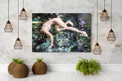 "Womb"- Colorful Nude in Water Photo