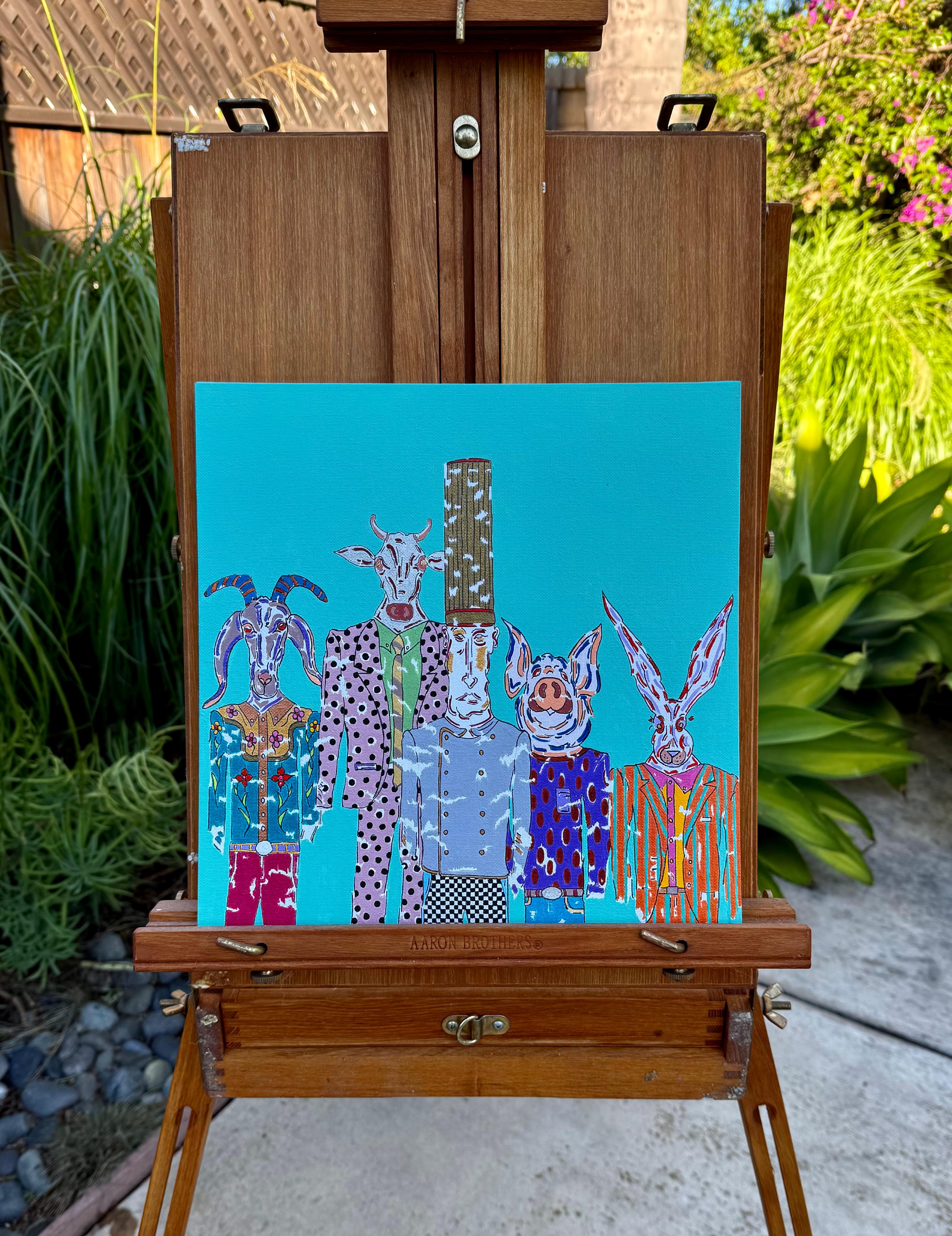 Koch & Eiweiß, Originalgemälde (Pop-Art), Painting, von John McCabe