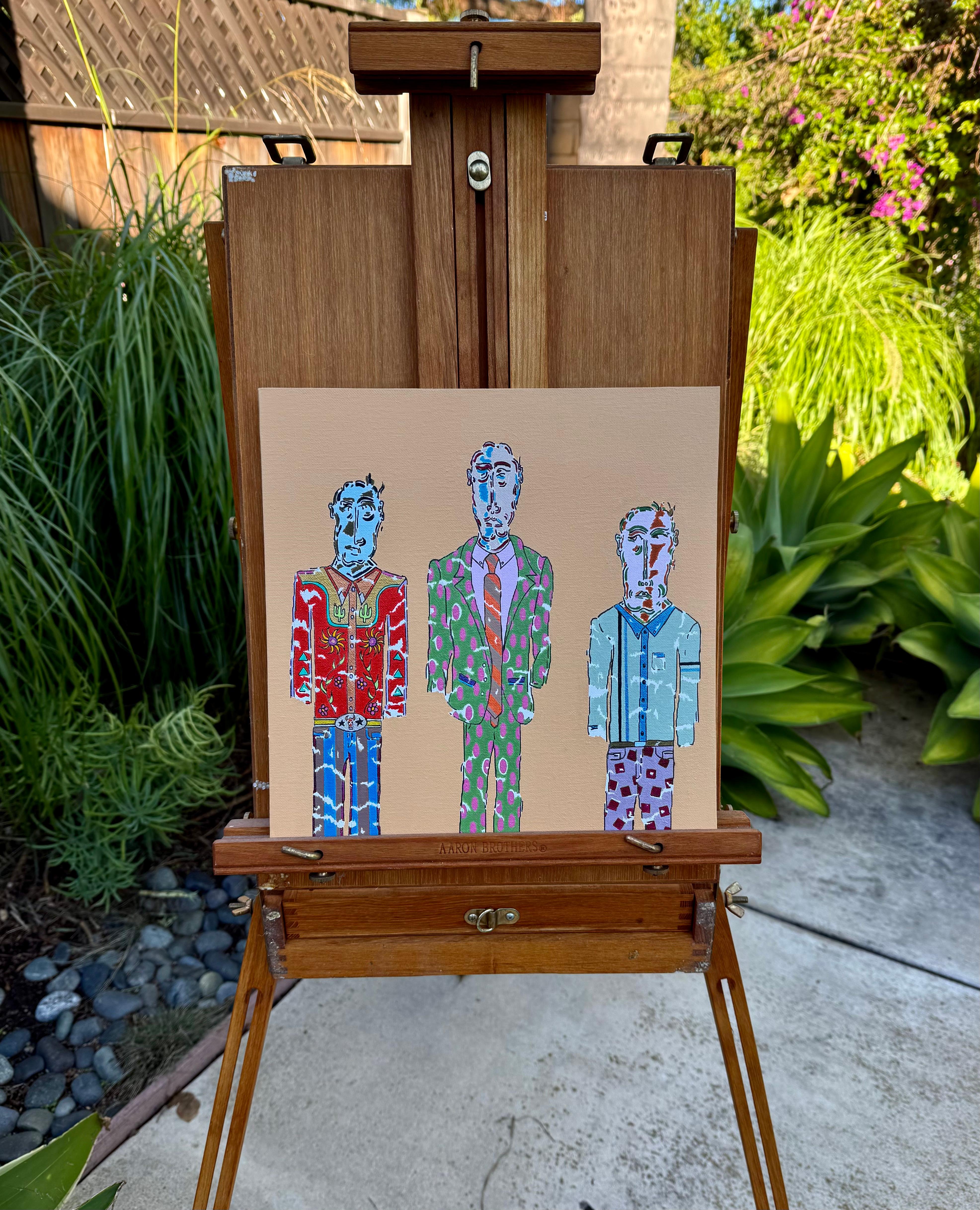 Electrical Audio Trio, Originalgemälde (Pop-Art), Painting, von John McCabe