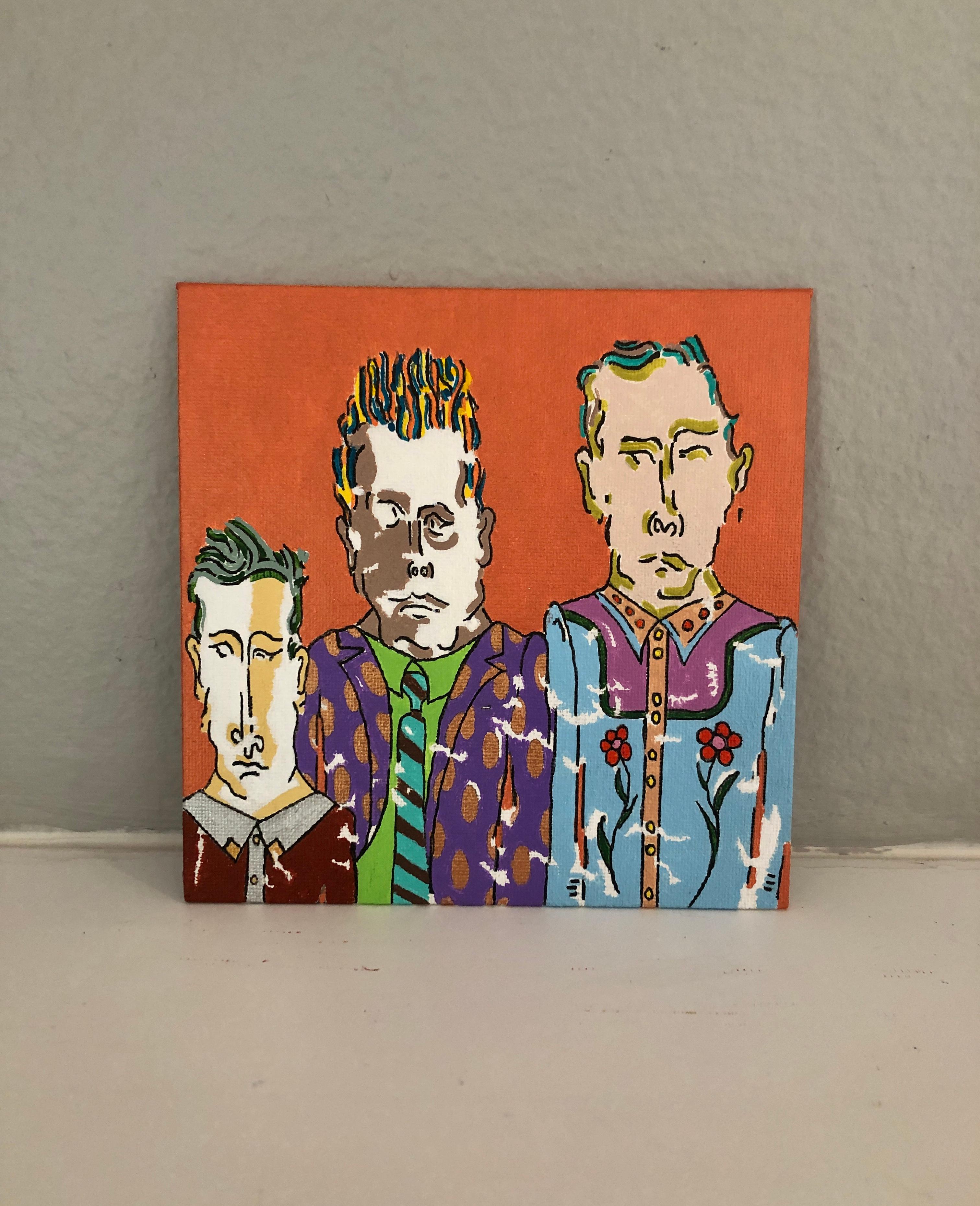 Greene & Greene & Greene, Pittura Originale - Painting Pop Art di John McCabe