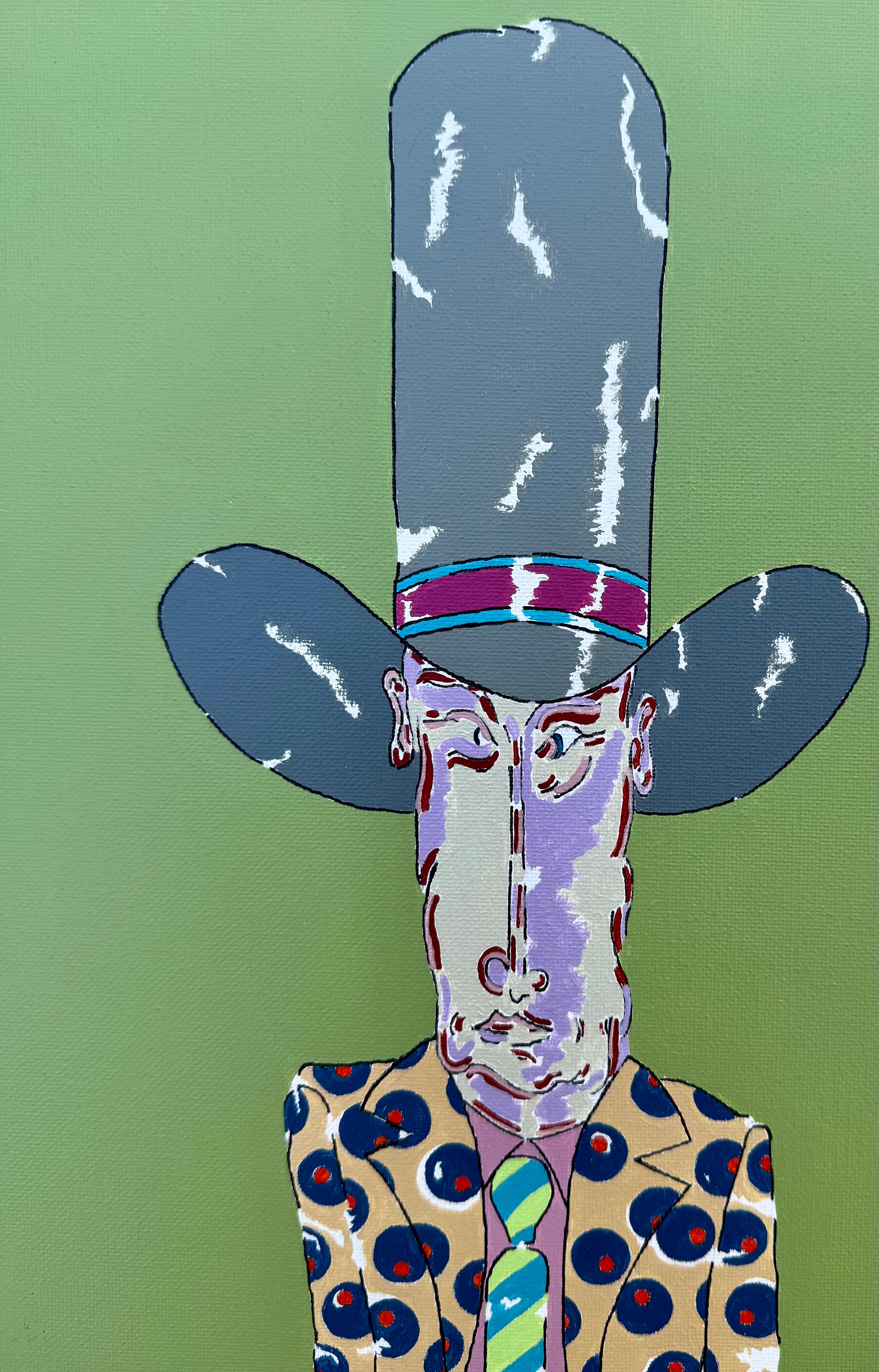 Wait Right Here, Original Painting im Angebot 1