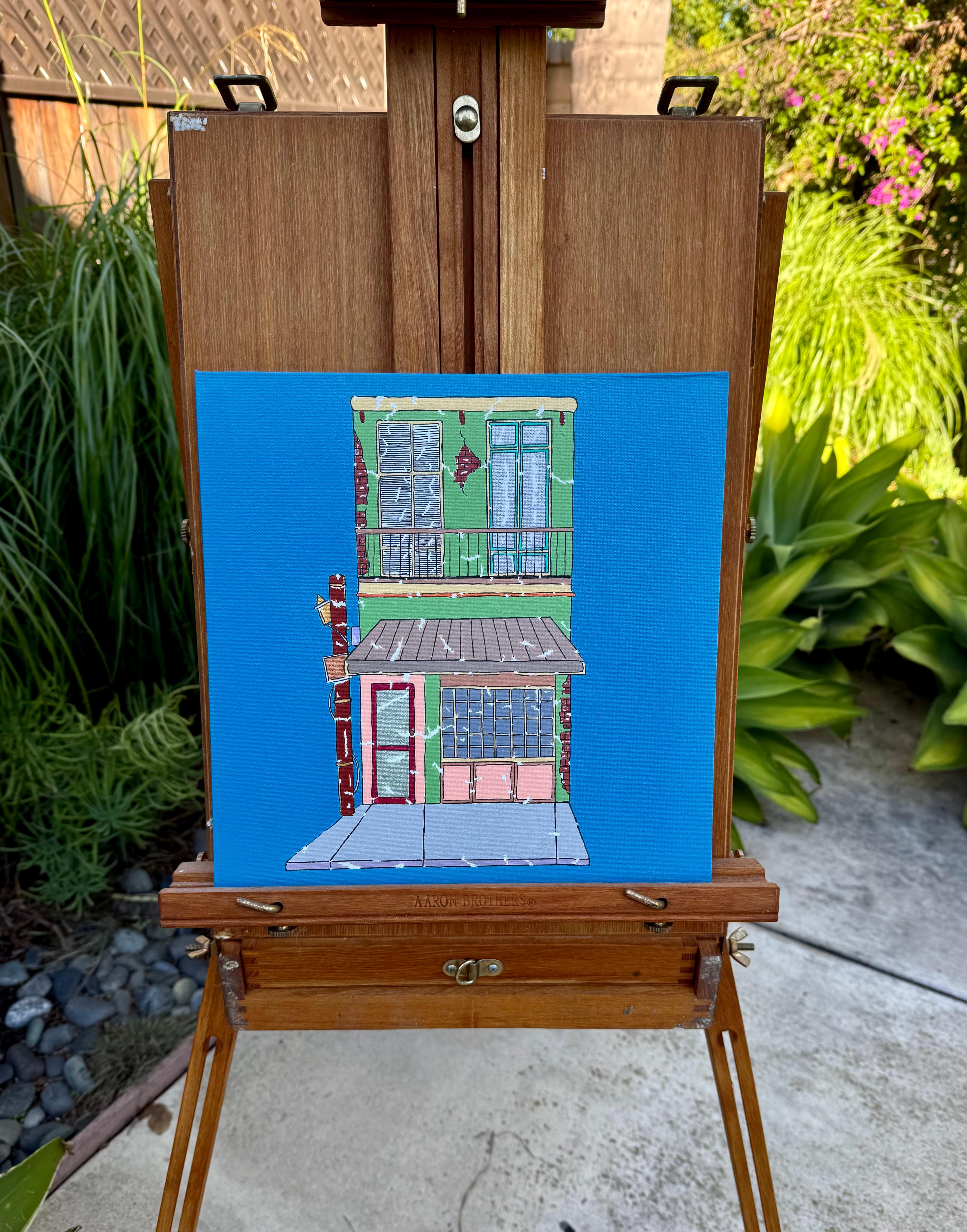 Wazoo Records, Original-Gemälde (Zeitgenössisch), Painting, von John McCabe