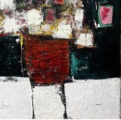 „Arrangement“ (2023) von John McCaw, Gemälde in Mischtechnik auf Leinwand