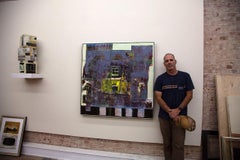 Peinture technique mixte "Escape"