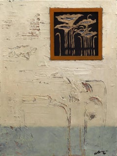 « Impressions » (2023) de John McCaw, peinture expressionniste sur supports mixtes