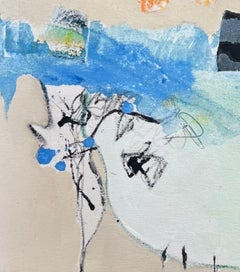 "In with a Slash" (2023) By John McCaw, Abstract Oil on Canvas Painting