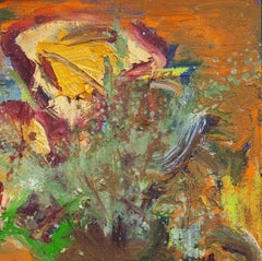 „Radiance“ (2024) von John McCaw, Original abstraktes, geblümtes Ölgemälde