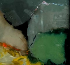 "Burrone" (2023) di John McCaws, Pittura ad olio astratta originale