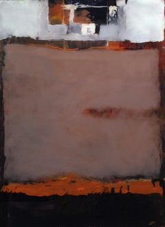 "Reflejo" (2024) de John McCaw, pintura al óleo abstracta original