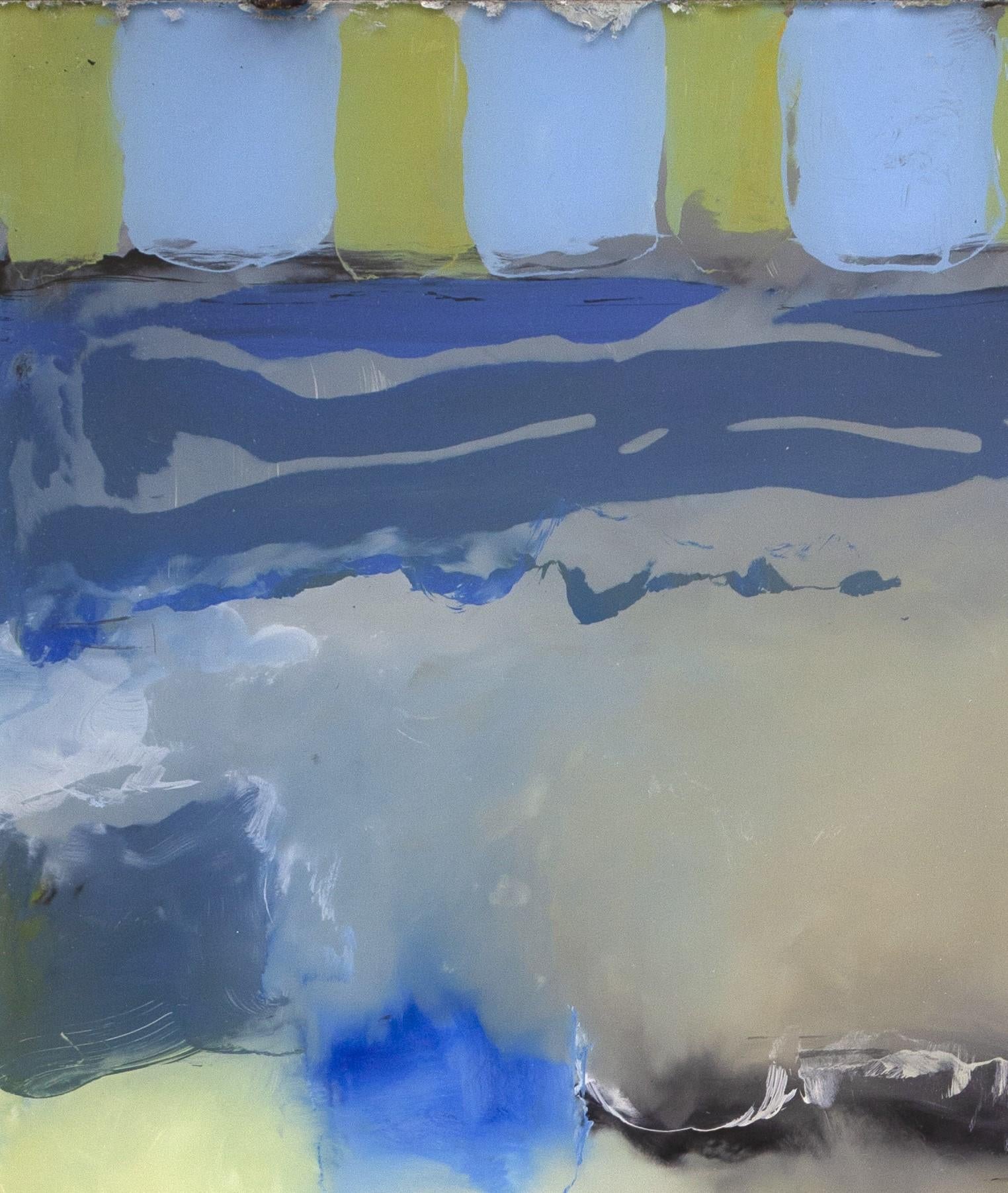 «dge Line » (2021) par John McCaw, acrylique abstraite originale sur plexiglas en vente 2
