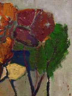 „Sunlit“ (2023) von John McCaw, Original-expressionistisches Gemälde, Öl auf Leinwand