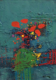 "Super Bloom" (2023) By John McCaw, Original Expressionist Oil Painting