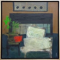 „Die Studie“ (2025) von John McCaw, Mixed Media, Abstraktes Original