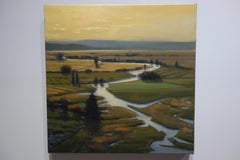 John McCormick, "Days End", 2016, oil on canvas, 20" x 20"