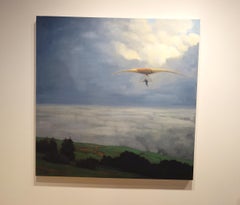 John McCormick, "In Flight", 2016, oil on linen, 48" x 48"