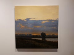 John McCormick, "Trailing Clouds", 2017, oil on canvas, 36" x 36"