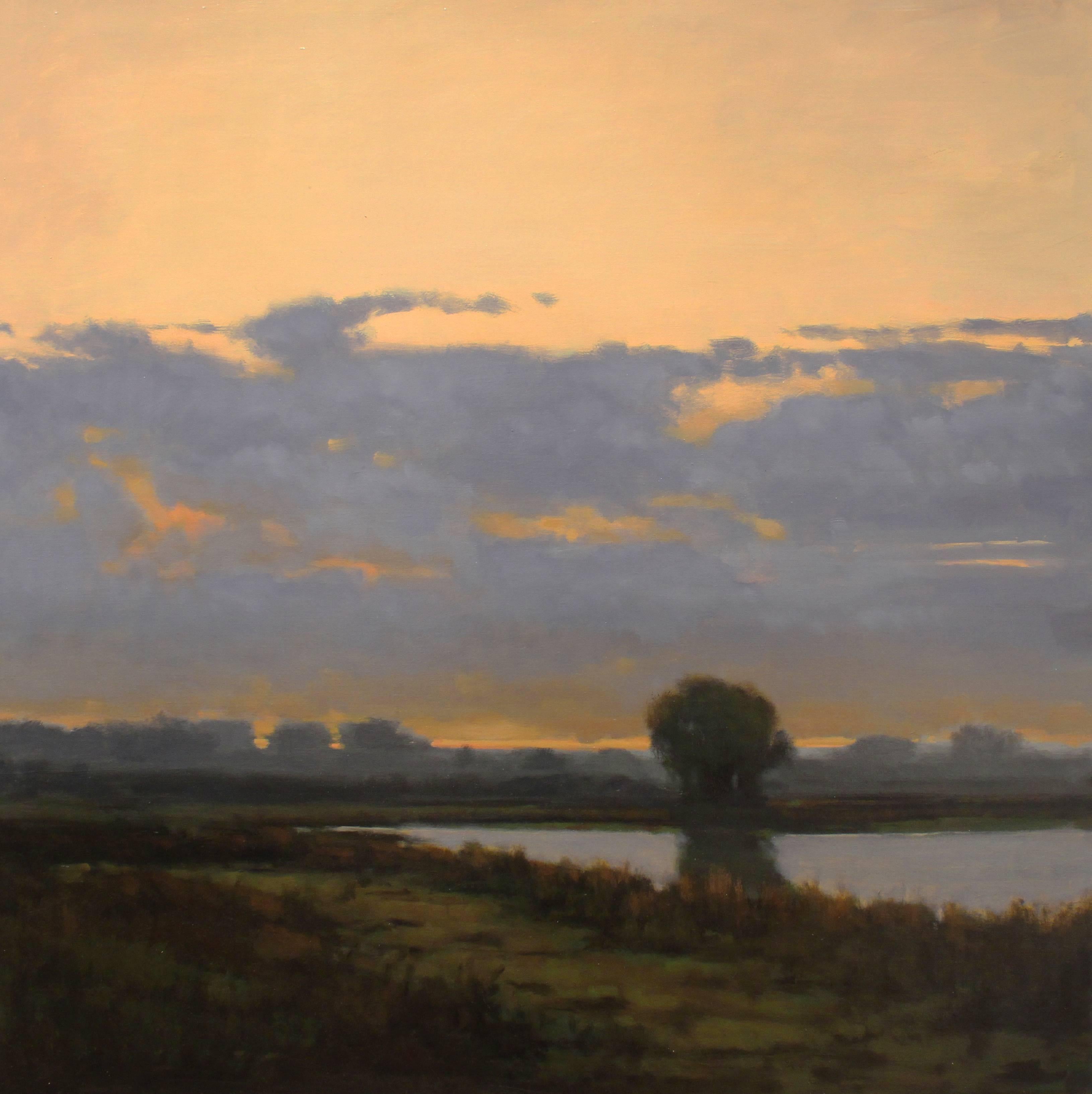 John McCormick is a Northern California painter who creates luminous landscapes of vast vistas featuring wetlands, hills and valleys, and the sea. His oil paintings convey a sense of the sublime in nature. Using finely tuned compositional elements,