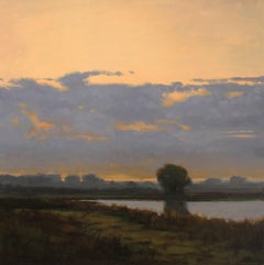 John McCormick, "Trailing Clouds", 2017, oil on canvas, 36" x 36"