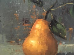 John McCormick, « Winter Pear, » 2017,  Huile sur panneau, 12" x 12"