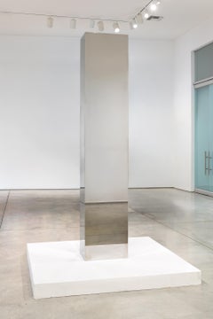 Untitled - Contemporary Reflective Steel, California Minimalist Sculpture