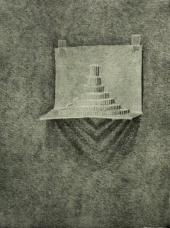 John McDevitt King - "Tastes Like Memory", soft ground still-life etching print, black, grey. "Tastes Like Memory", soft ground still-life etching print, black, grey.