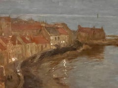 'Pittenweem Evening' Scottish Coastal Village circa 1909