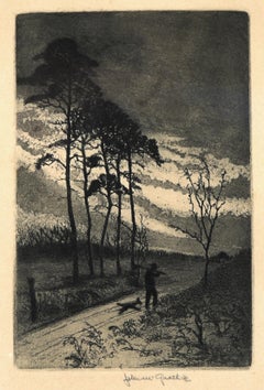 "End of Day" Original Limited Edition Etching