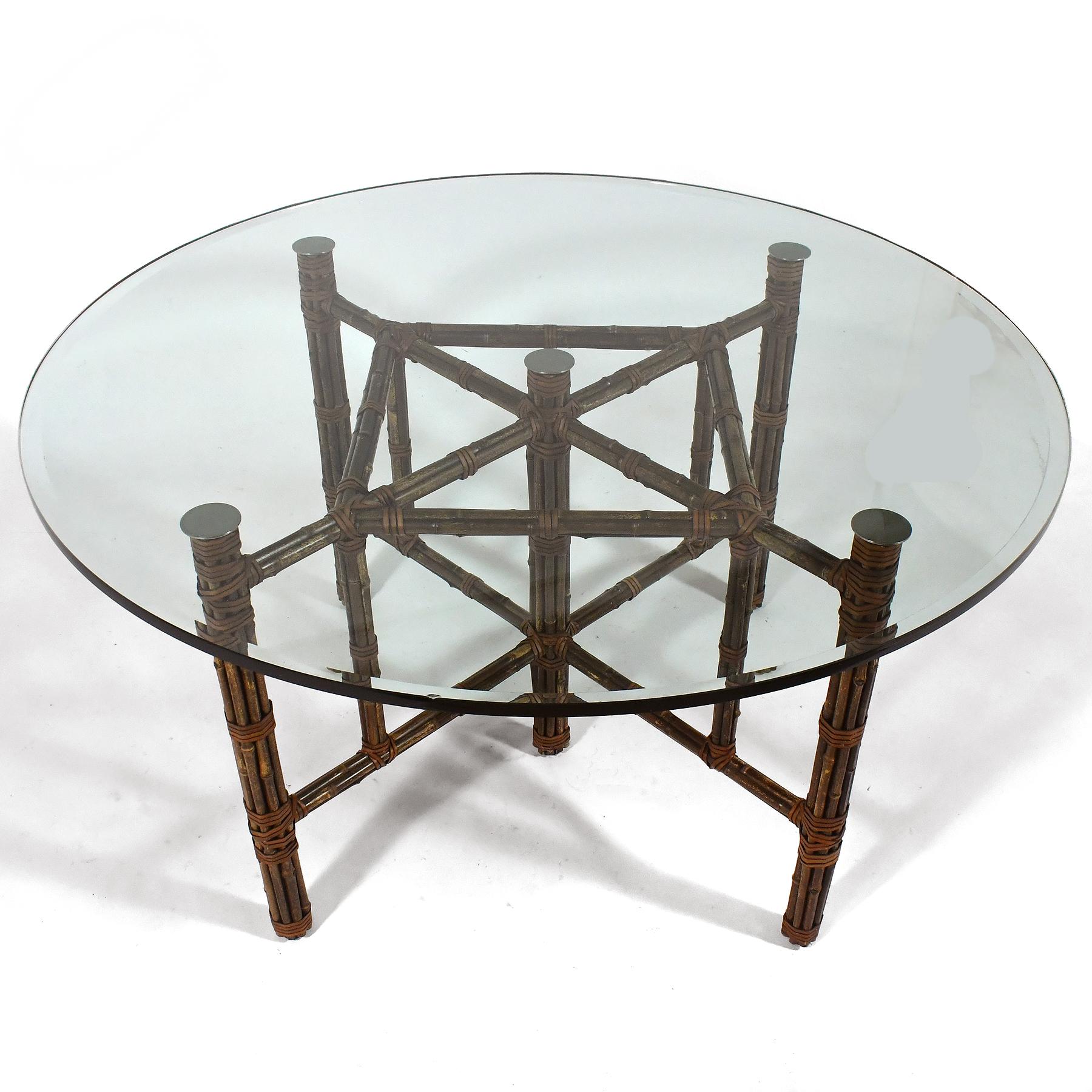 Américain Table de salle à manger en bambou BA-13 John McGuire en vente