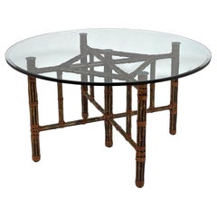 Vintage John McGuire BA-13 Bamboo Dining Table