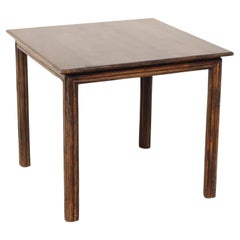 Mesa de juego McGuire de ratán, roble y bambú
