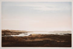 Headland II, eau-forte réaliste américaine avec aquatinte de John McNulty