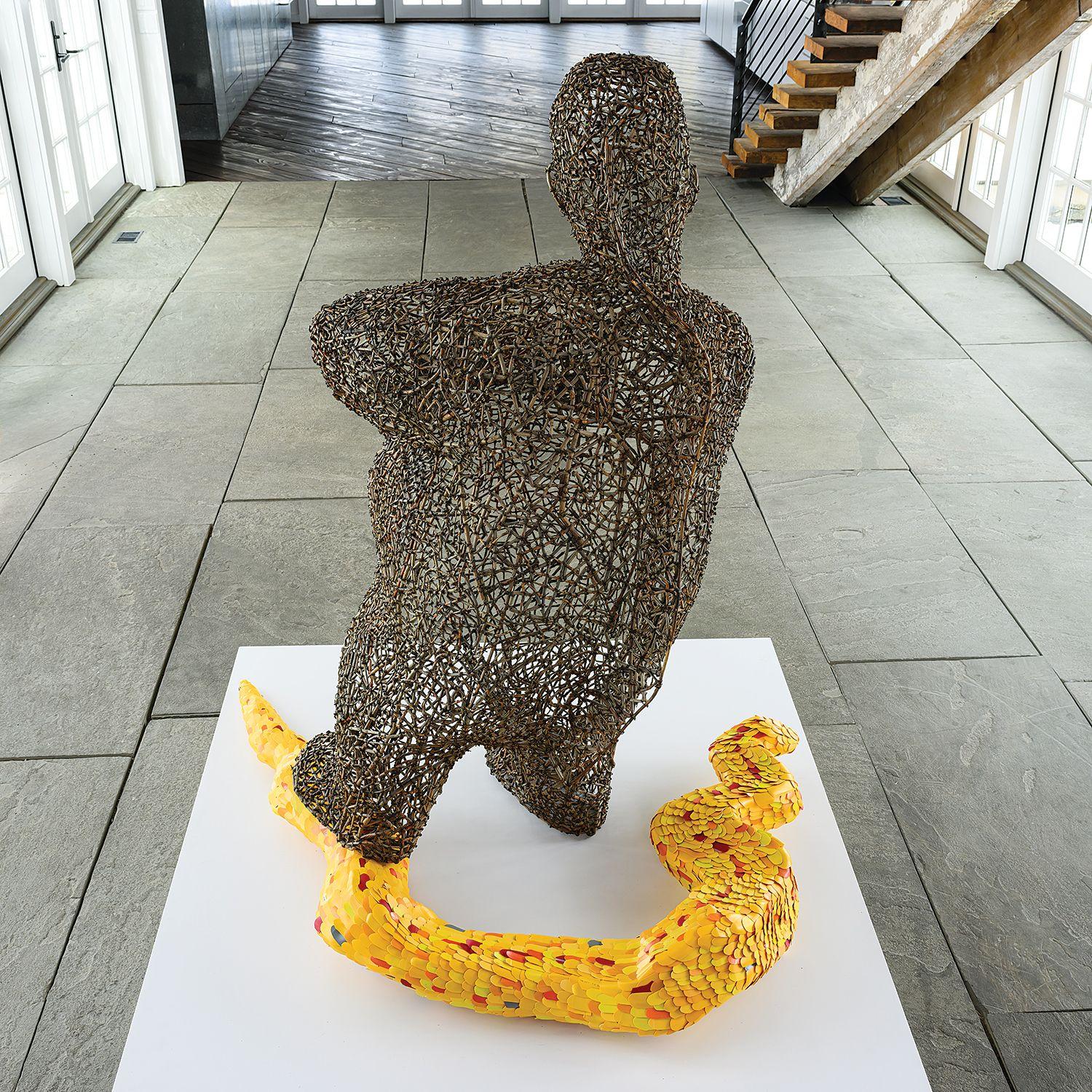 Arm and Hammer - Contemporary Sculpture by John McQueen