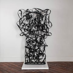 « Light Lines » de John McQueen, sculpture contemporaine abstraite en bois cintré