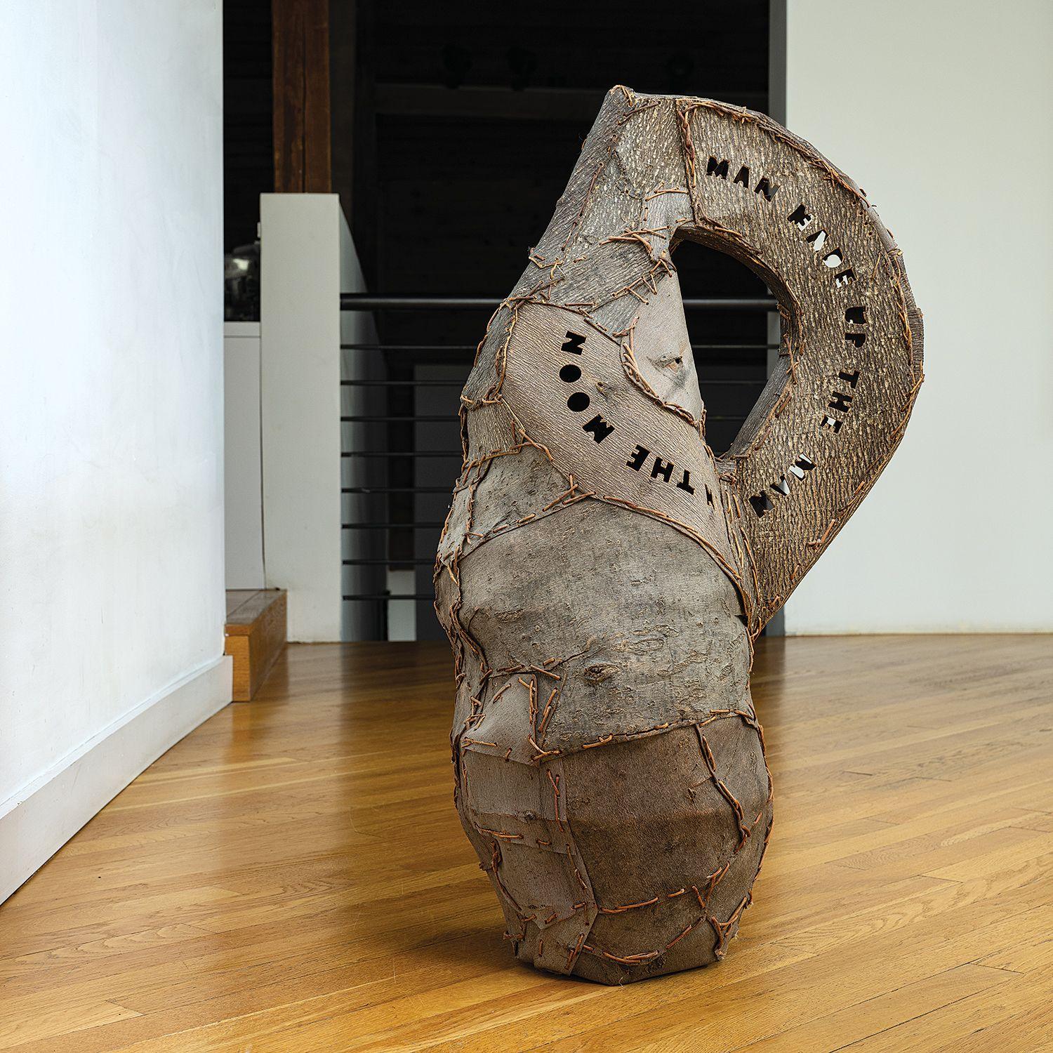 The Other Side of the Moon - Sculpture by John McQueen