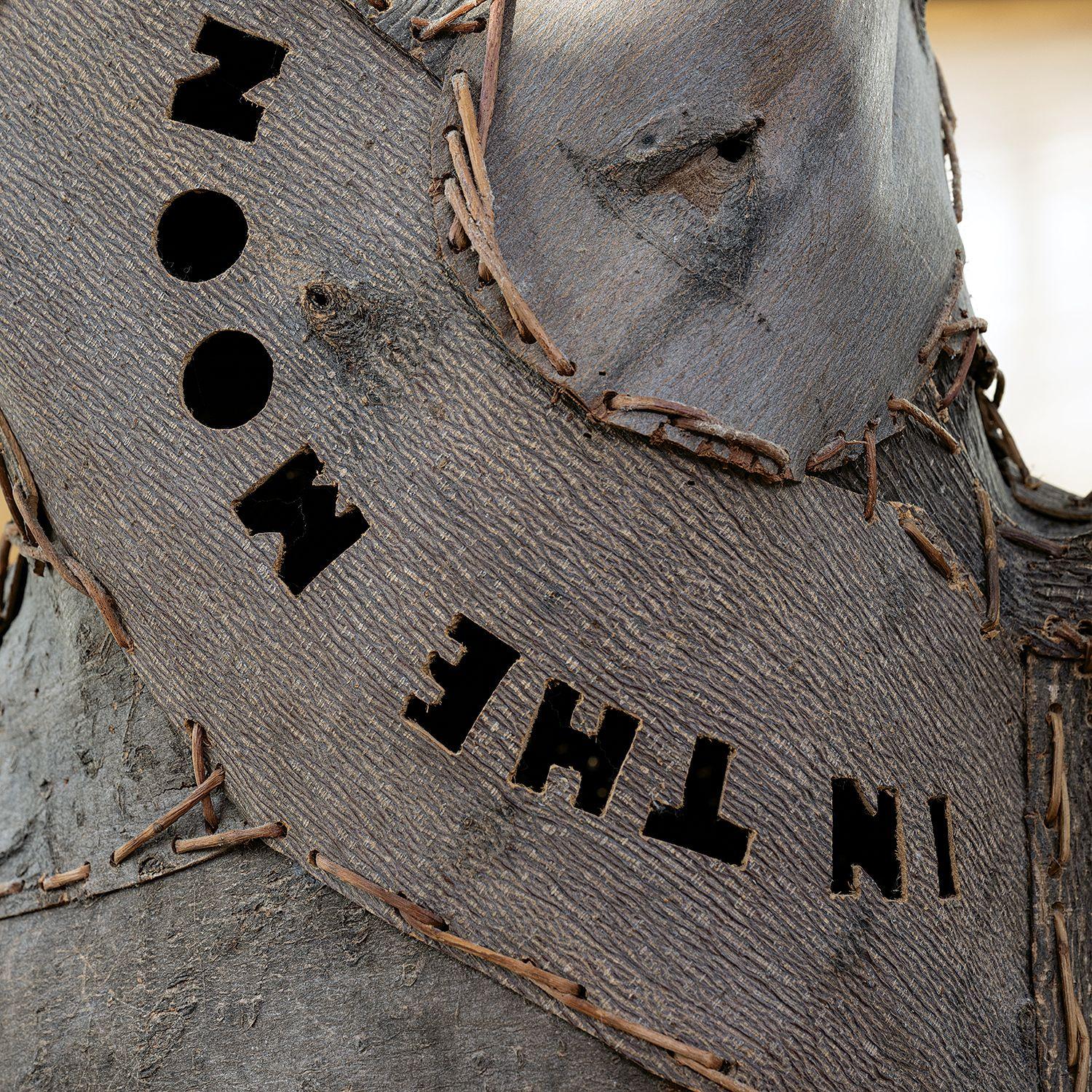 The Other Side of the Moon - Brown Abstract Sculpture by John McQueen
