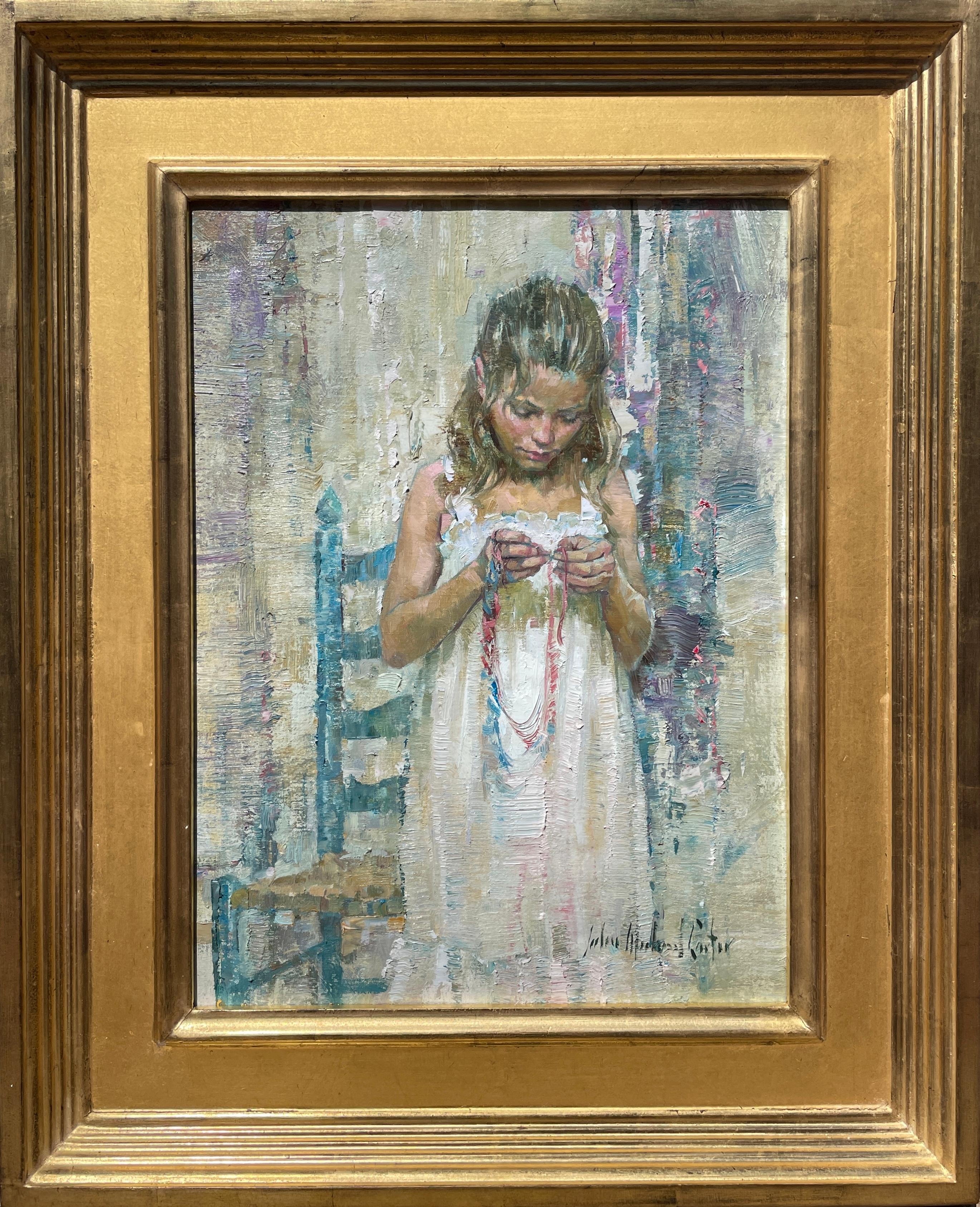 A Knot in the String - Painting by John Michael Carter