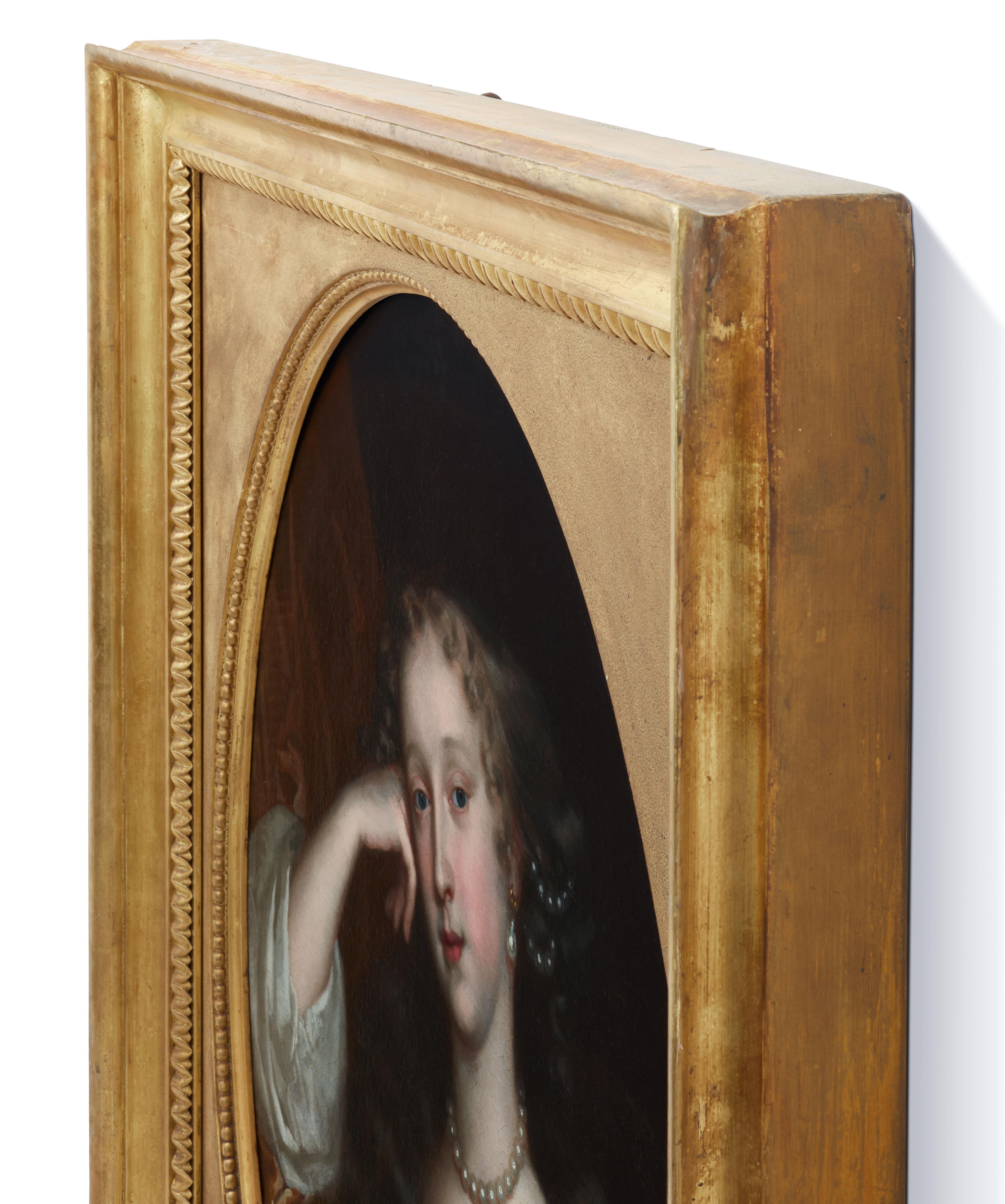 Portrait of a Lady, Elizabeth Fane, Countess Westmoreland in Silver Dress, oil For Sale 7