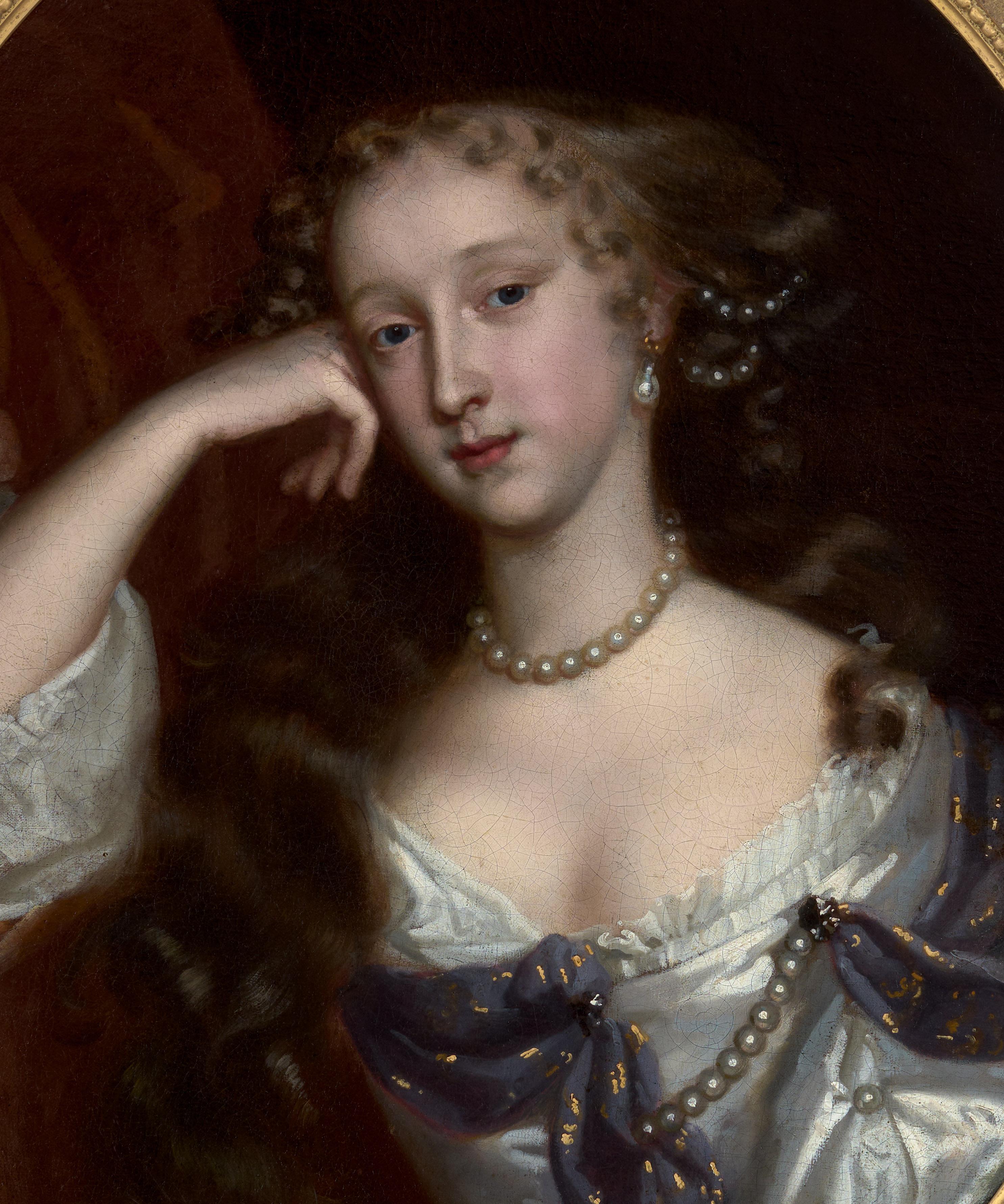 Portrait of a Lady, Elizabeth Fane, Countess Westmoreland in Silver Dress, oil For Sale 3