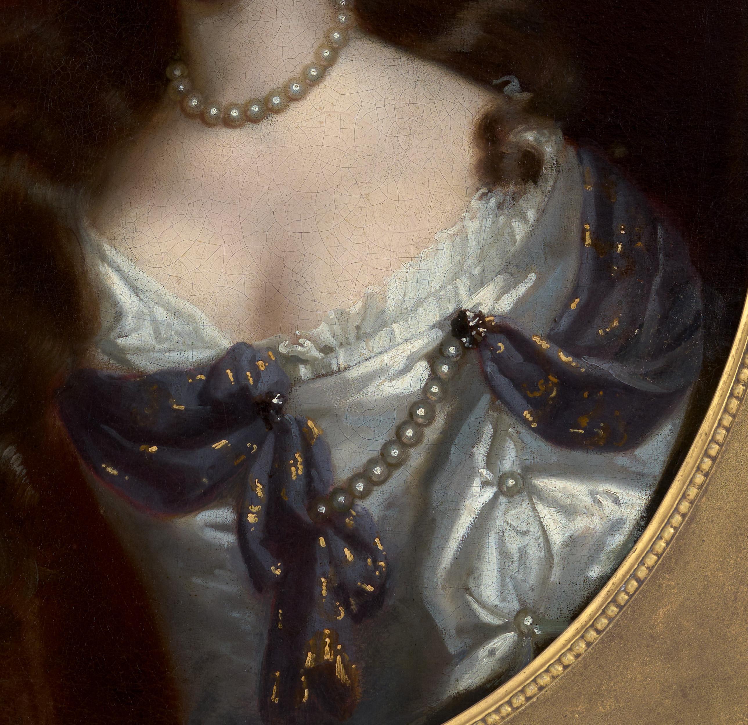 Portrait of a Lady, Elizabeth Fane, Countess Westmoreland in Silver Dress, oil For Sale 6