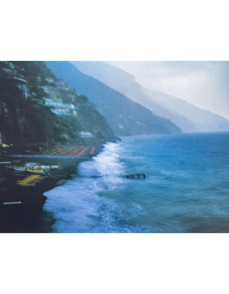 John Migicovsky Color Photograph - Storm surge off the coast of Positano, Italy