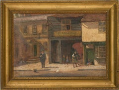 Used John Miller Winch (1857â€“1834) - 1915 Oil, Colchester Street Scene