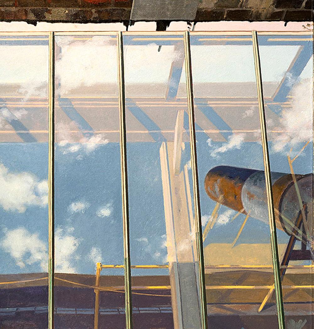 Distant-Vogel (Zeitgenössisch), Painting, von John Moore