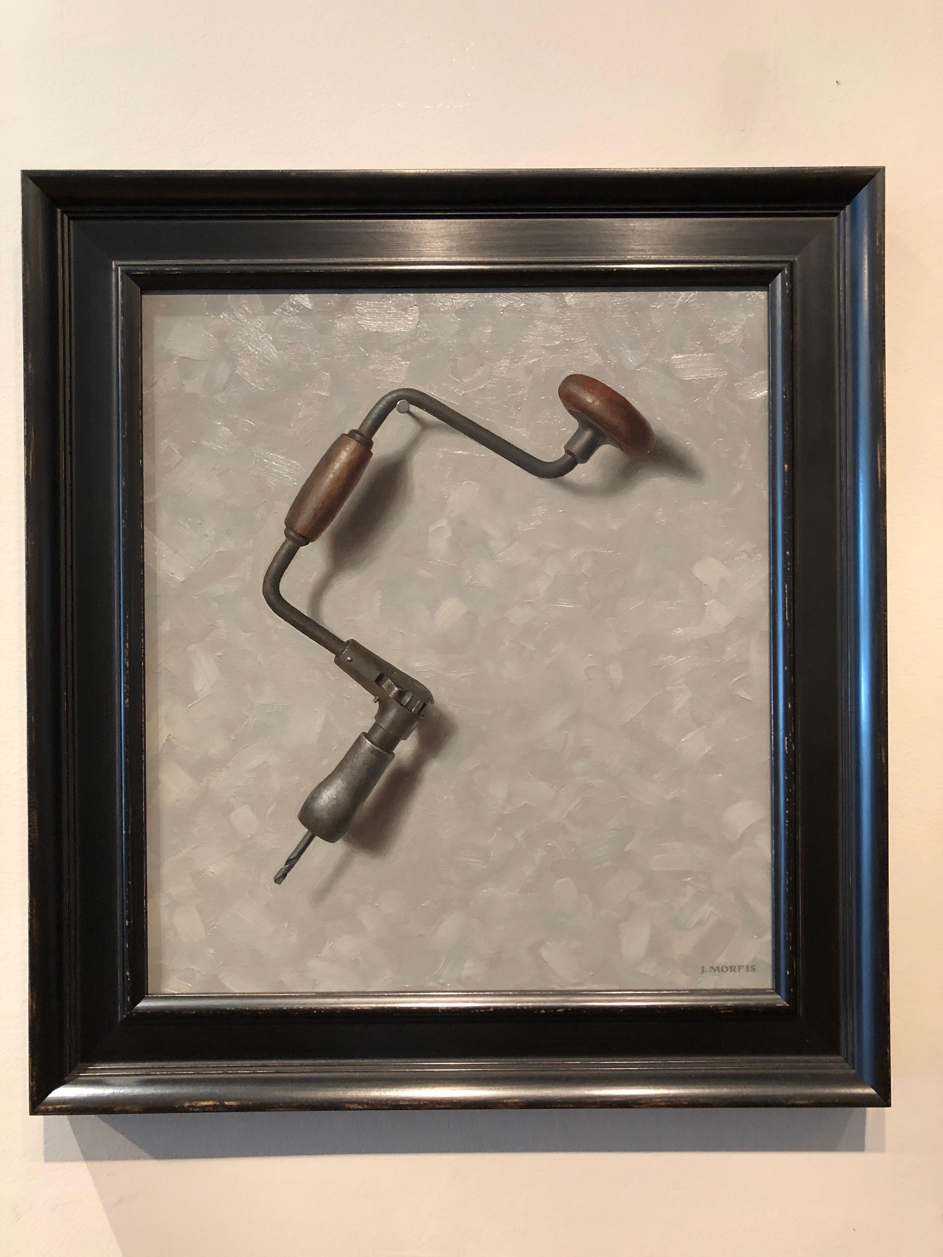 Dad's Hand Drill - Painting by John Morfis