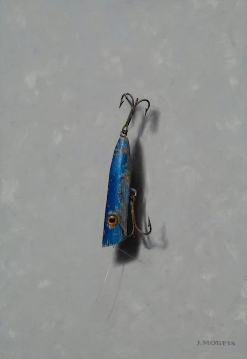 John Morfis Still-Life Painting - My Blue Plug