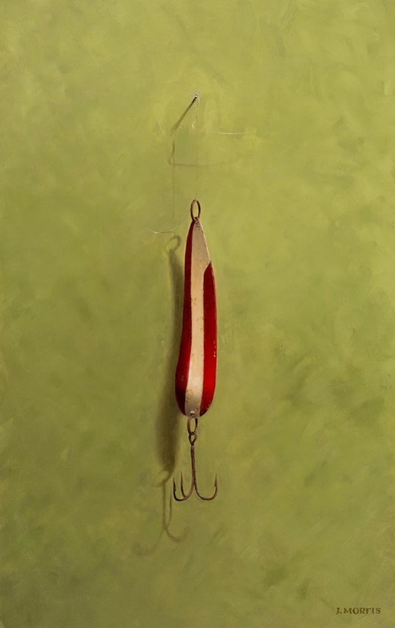 John Morfis Still-Life Painting – The Daredevle Spoon