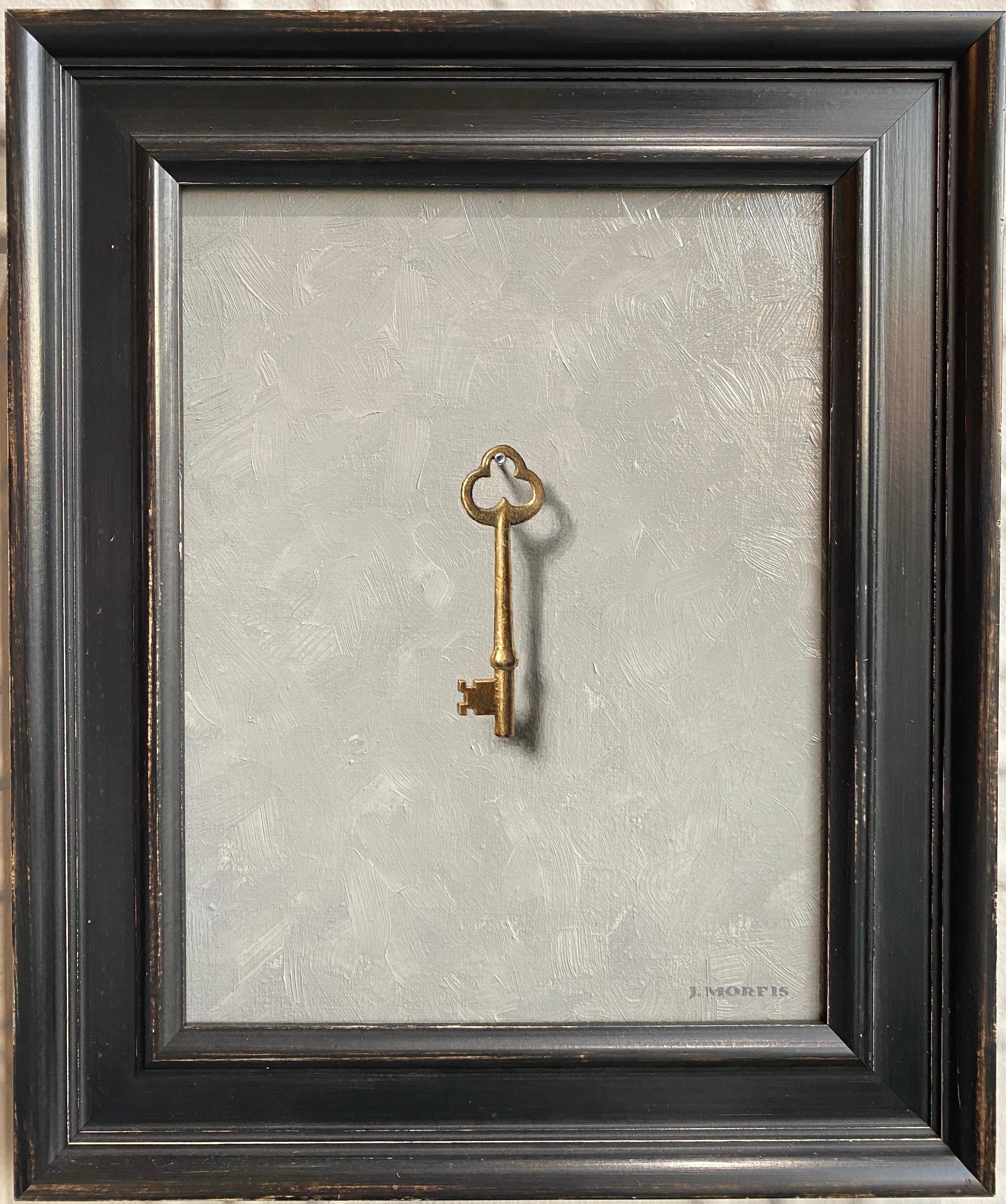 Uncle's Gold Key - Painting by John Morfis