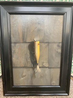 Yellow Plug on Cedar Shake